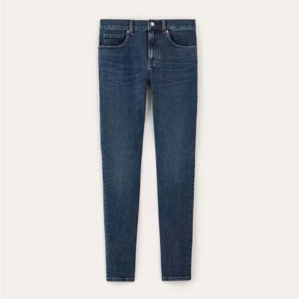 Everlane Men's Uniform Performance Skinny Jean - Med Indigo